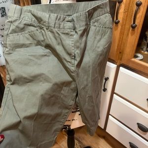Kim Rogers army green shorts